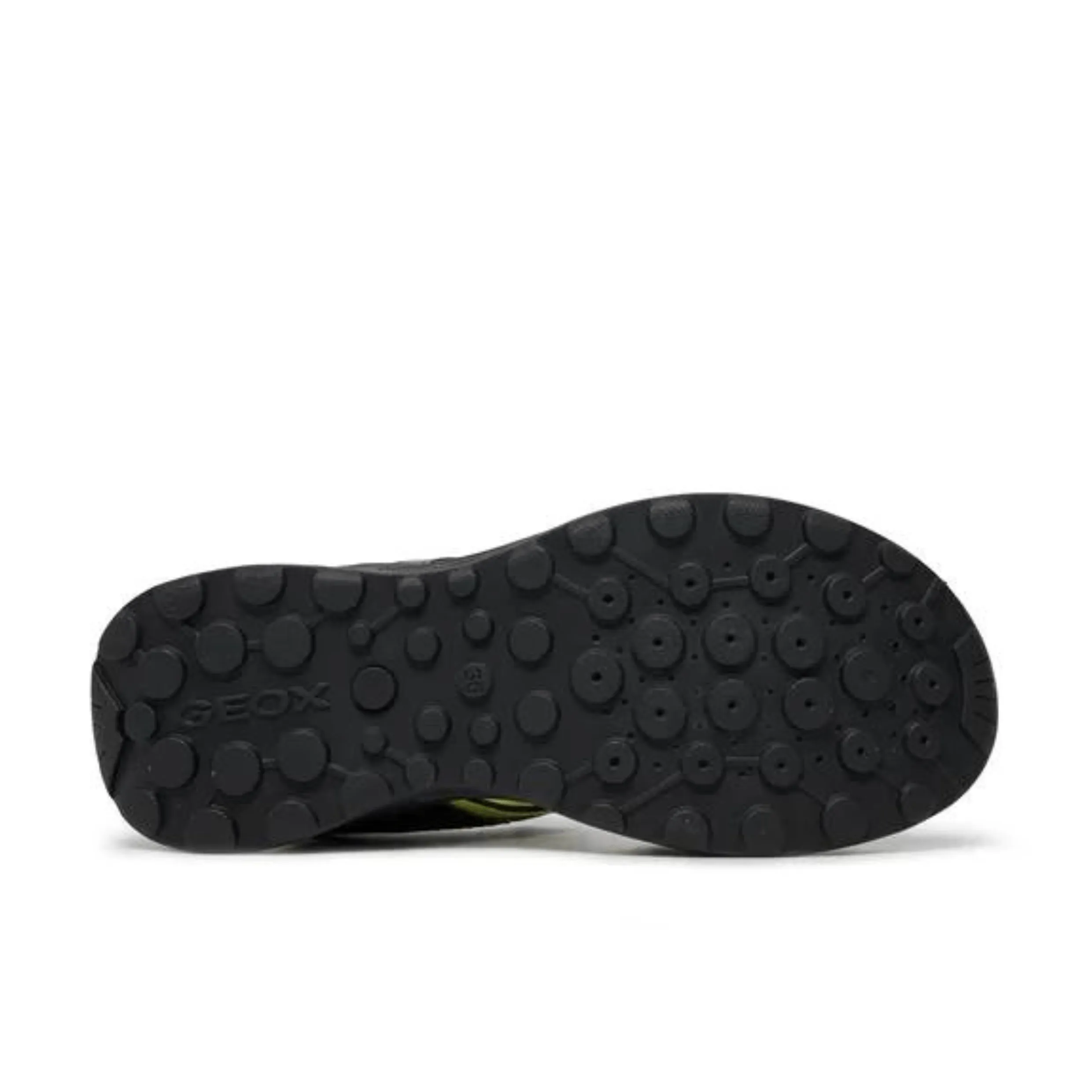 GEOX Boys J Vaniett Black/Lime Sandals