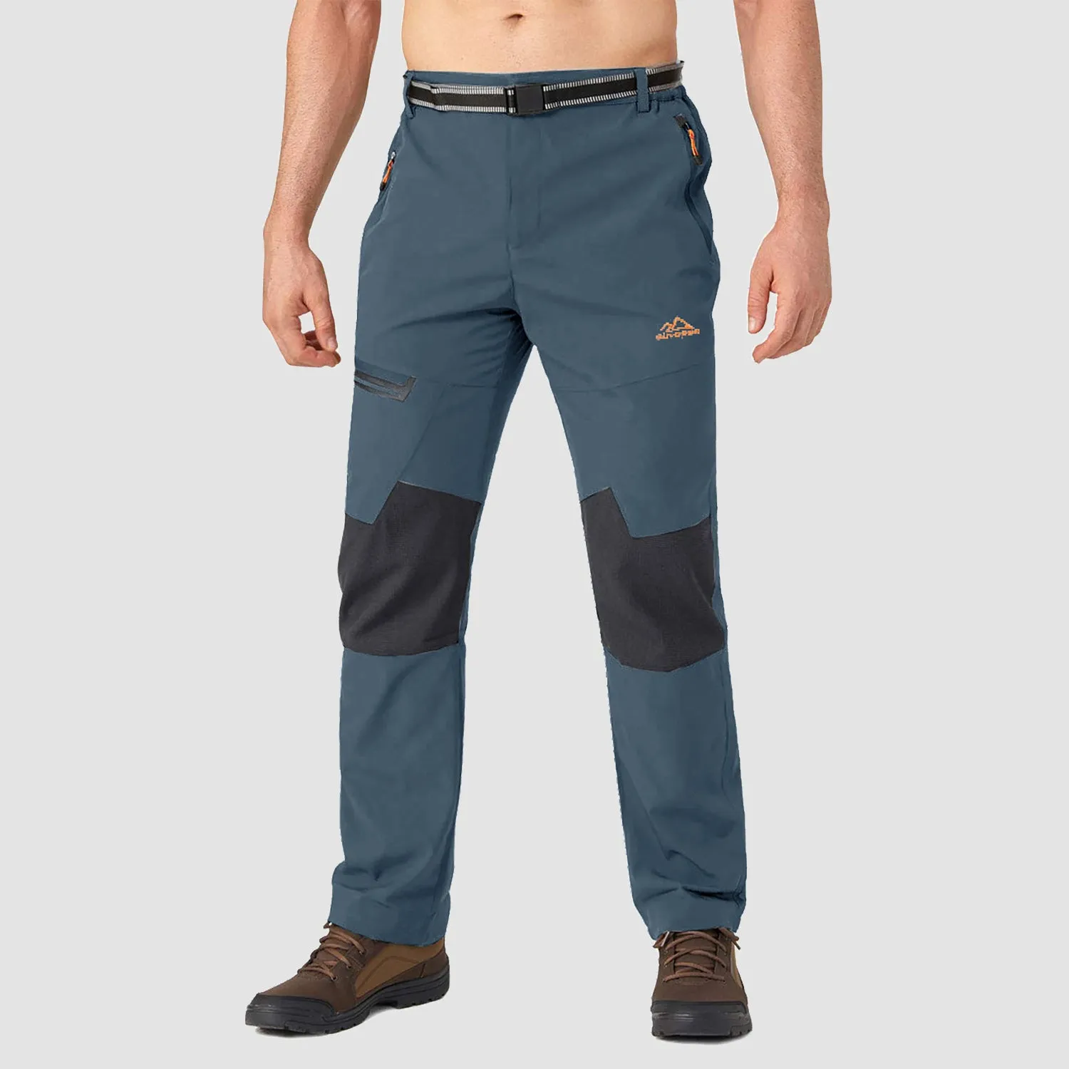 Men's Fleece-Lined Winter Ski Pants – Water-Resistant with 4 Zip Pockets
