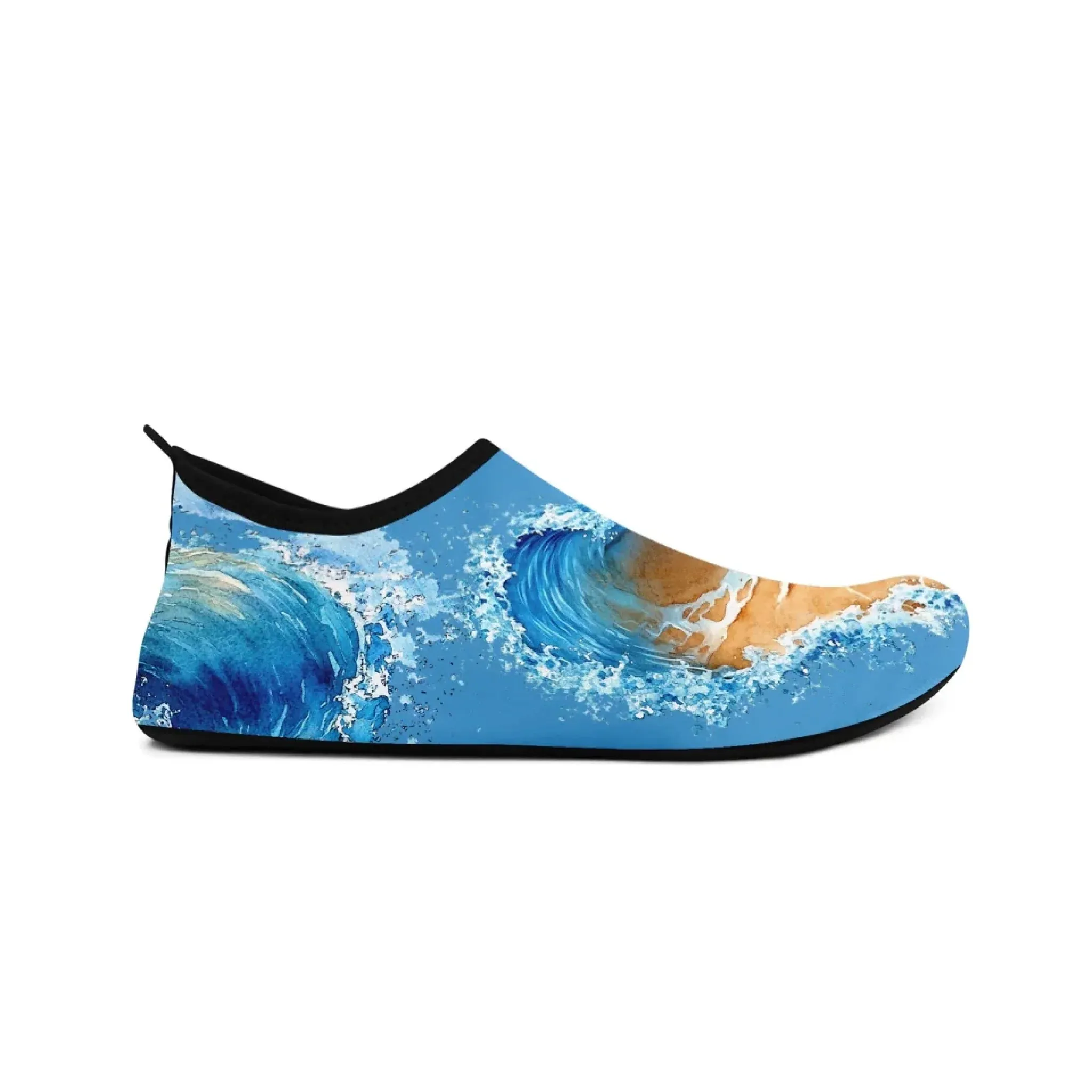 Personalized Ocean Collection Aqua Shoes, Custom Beath Quick-Dry Shoes, Unisex Slip On Shoes