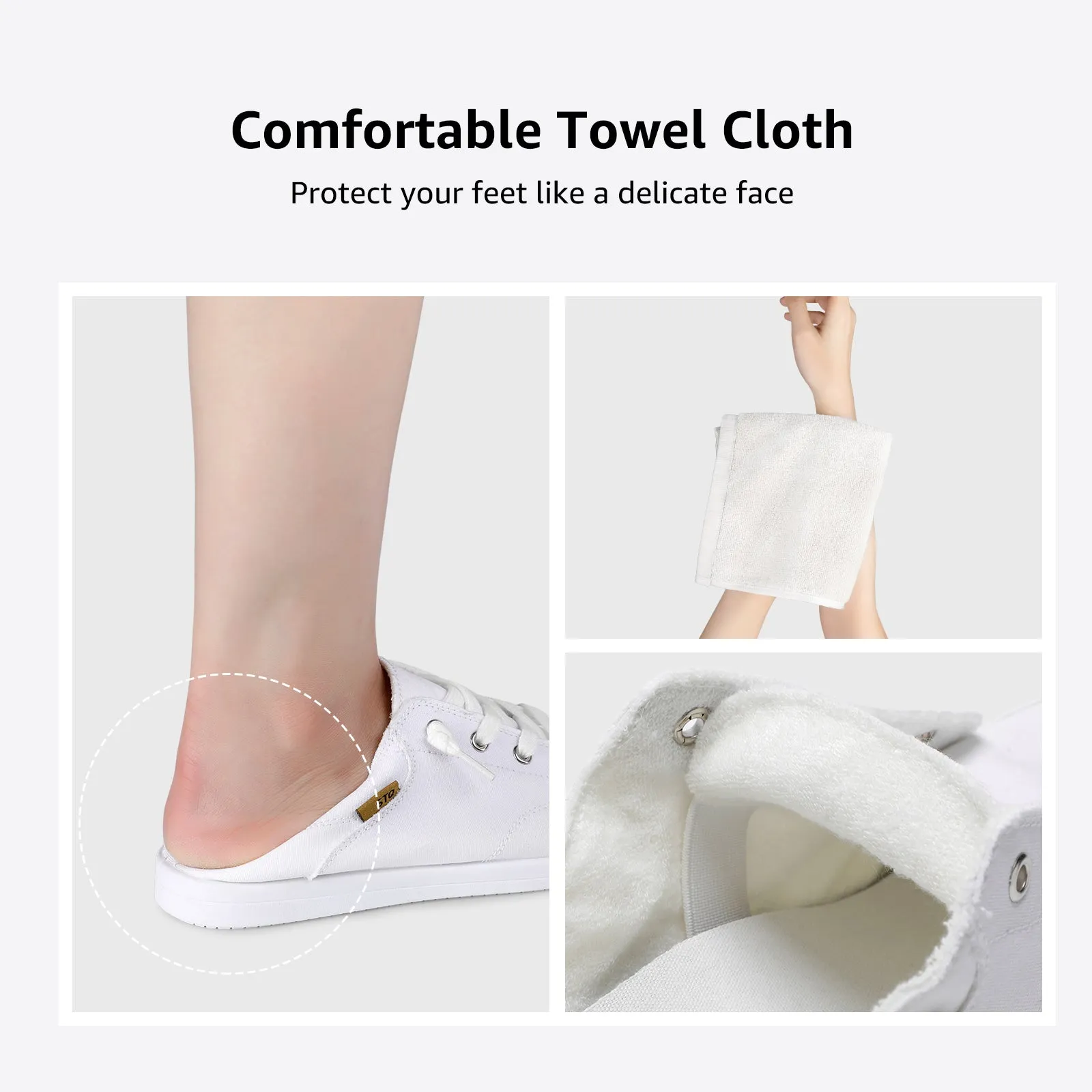 STQ Slip on Sneakers for Women Casual Canvas Shoes Machine Washable