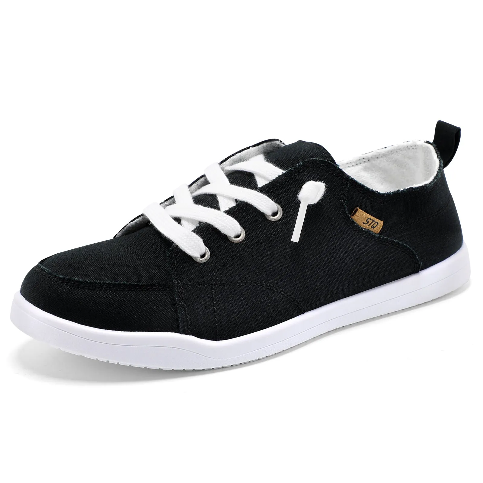 STQ Slip on Sneakers for Women Casual Canvas Shoes Machine Washable